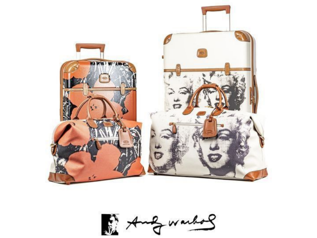 Винтажные чемоданы Bric's с картинами Andy Warhol 